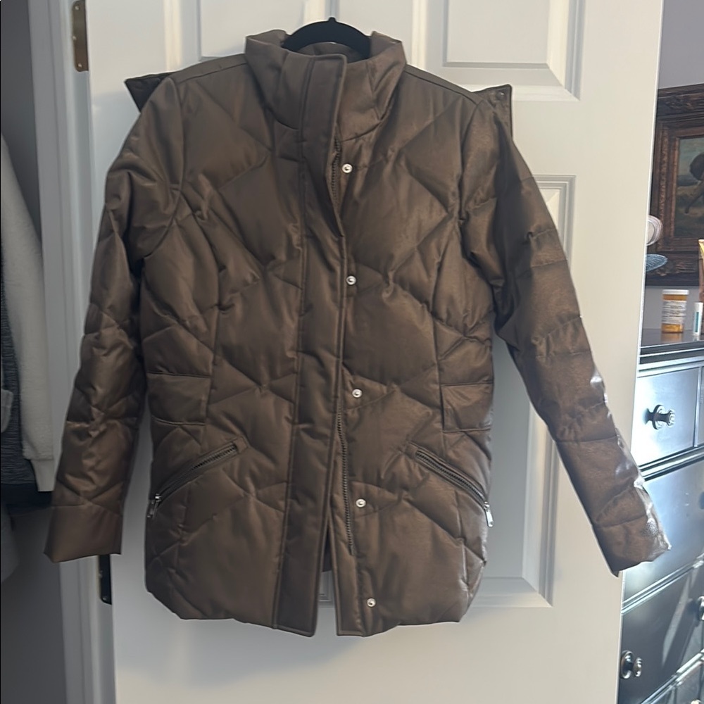 Stylish Brown Quilted Jacket